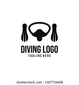 Diving Logo Design Vector