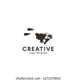 Diving logo design vector inspiration