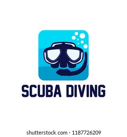 Diving Logo Template