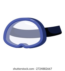Mascarilla de buceo con lentes transparentes y cómoda correa negra, lista para aventuras submarinas