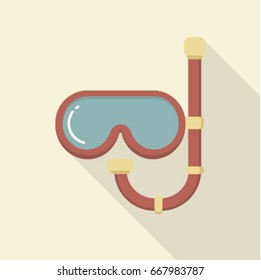 Diving Mask - Flat Vector Design
