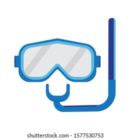 Diving Mask goggles clip art design vector illustration image