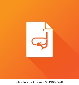 Diving mask icon