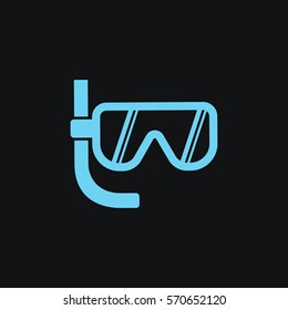 Diving mask icon