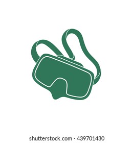 Diving mask icon isolated. Vector illustration

