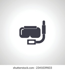 diving mask icon. scuba mask icon