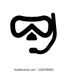 Diving mask icon. Trendy Diving mask logo concept on white background from Nautical collection. Suitable for use on web apps, mobile apps and print media.