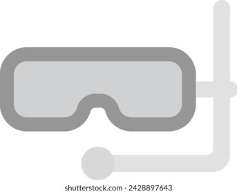 Diving Mask icon vector image. Suitable for mobile application web application and print media.