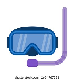 Diving mask	isolated on white background