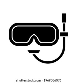 Diving mask, scuba dive, water, swimming mask Icon vector image. Can be used for Summer and Holidays. Suitable for mobile apps, web apps and print media.