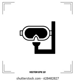 diving mask vector icon