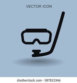 Tauchmaske, Vektorsymbol