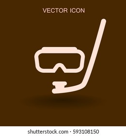 Tauchmaske, Vektorsymbol