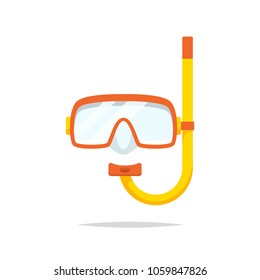 Diving mask vector illustration