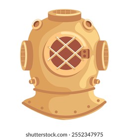 Taucherhelm einzeln auf Symbol
