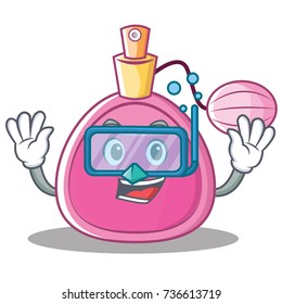 Diving perfume bottle character cartoon