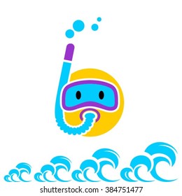 Diving school logo