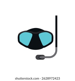 diving snorkel mask accessory icon