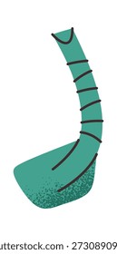 Diving snorkel touristic accessory sticker