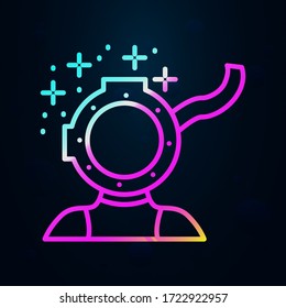 Diving spacesuit nolan icon. Simple thin line, outline vector of diving icons for ui and ux, website or mobile application