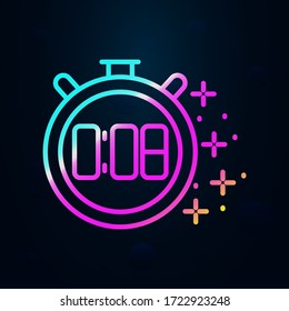 Diving stopwatch nolan icon. Simple thin line, outline vector of diving icons for ui and ux, website or mobile application