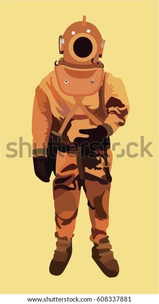 Diving Suit Stock Vector Royalty Free