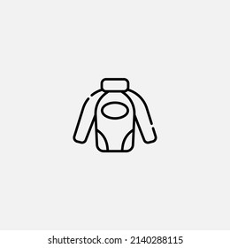 Diving suit icon sign vector,Symbol, logo illustration for web and mobile