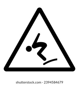 Diving Symbol Sign,Vector Illustration, Isolate On White Background Label. EPS10