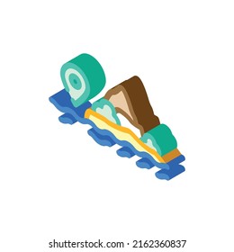 diving tours isometric icon vector. diving tours sign. isolated symbol illustration