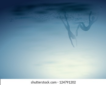 Diving / Underwater background