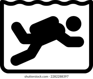 diving  Vector illustration on a transparent background. Premium quality symmbols. Glyphs vector icons for concept and graphic design. 
