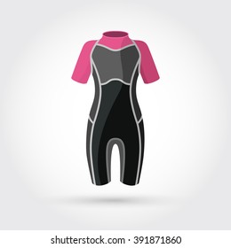 Diving Wet Suit Icon