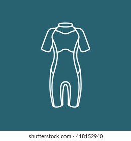 diving wetsuit icon