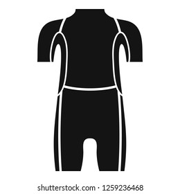 Diving wetsuit icon. Simple illustration of diving wetsuit vector icon for web design isolated on white background