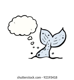diving whale cartoon
