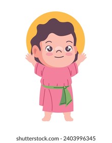divino nino jesus character illustration