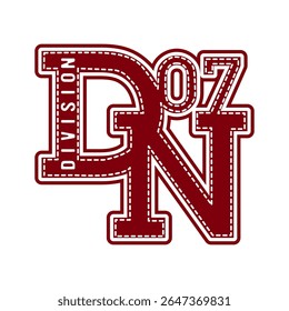 Division 07, Graphic design print sports t-shirt fashion, illustration, vector, posters, cards, stickers, mug