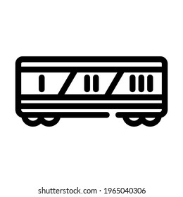 division by class railway line icon vector. division by class railway sign. isolated contour symbol black illustration