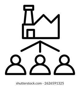 Division Icon Element For Design