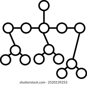 division icon Vector Line Icon Design