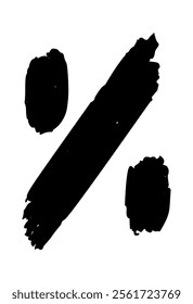 Division ink symbol brushstroke design