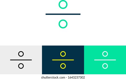 division line art icon vector