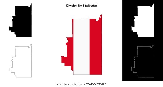 Conjunto de mapas da divisão n.o 1 (Alberta)