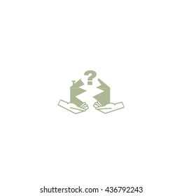 division of property, the broken house in hand