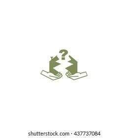 division of property, the broken house in hand