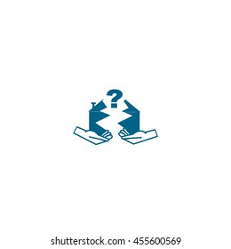 division of property, the broken house in hand