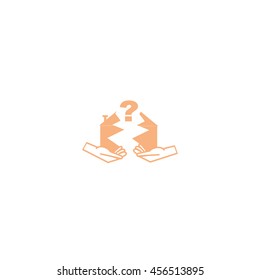 division of property, the broken house in hand