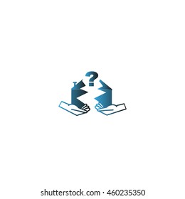 division of property, the broken house in hand