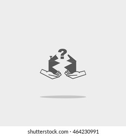 division of property, the broken house in hand