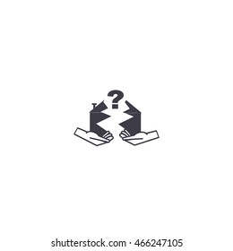 division of property, the broken house in hand